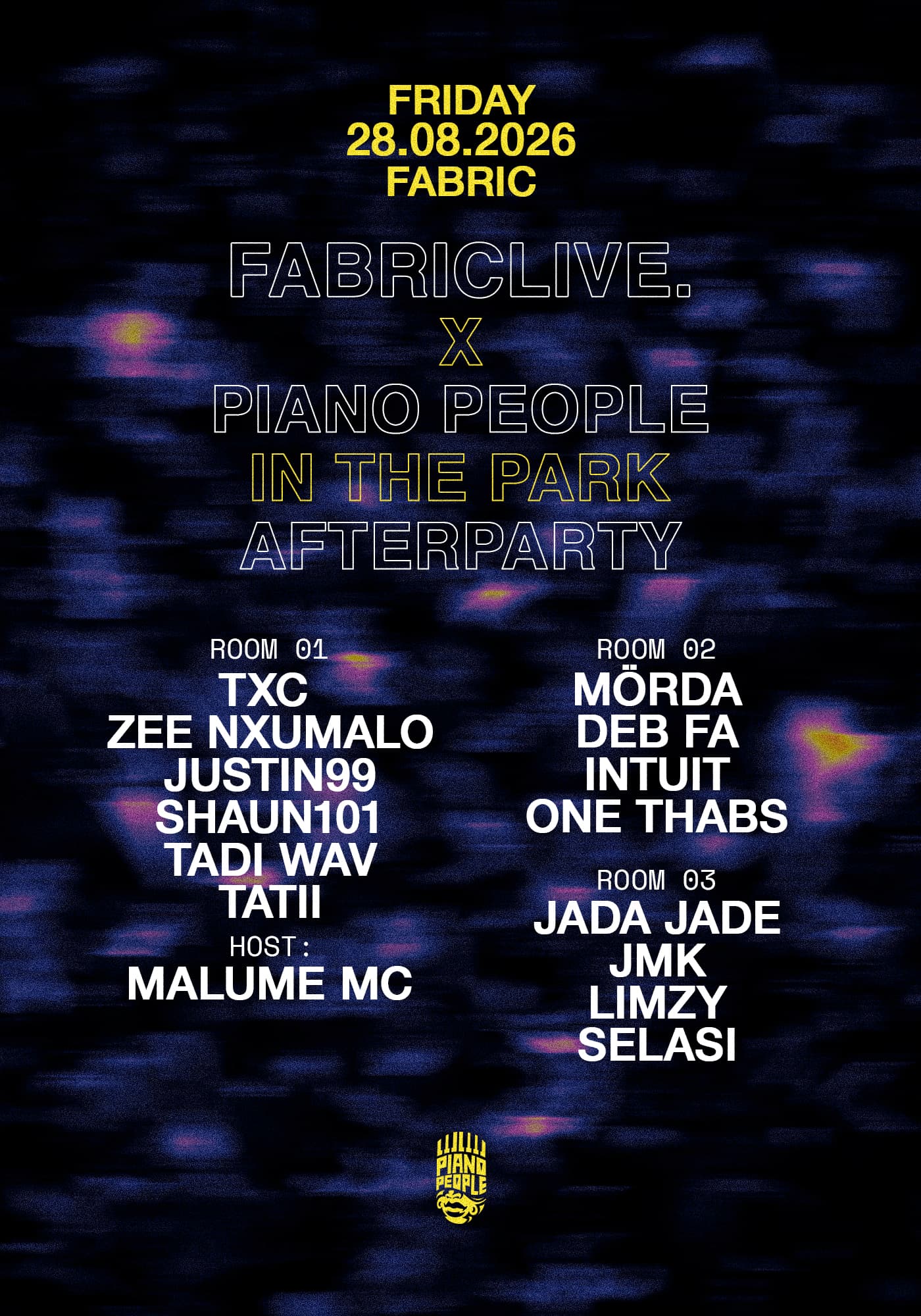 FABRICLIVE: Piano People Afterparty artwork