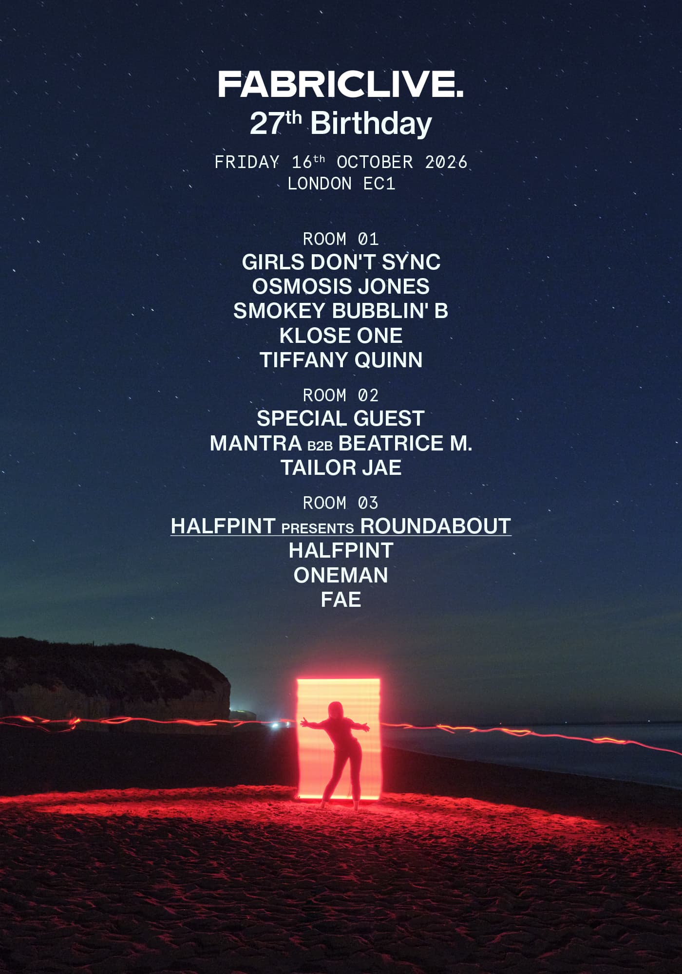 FABRICLIVE 27th BIRTHDAY artwork