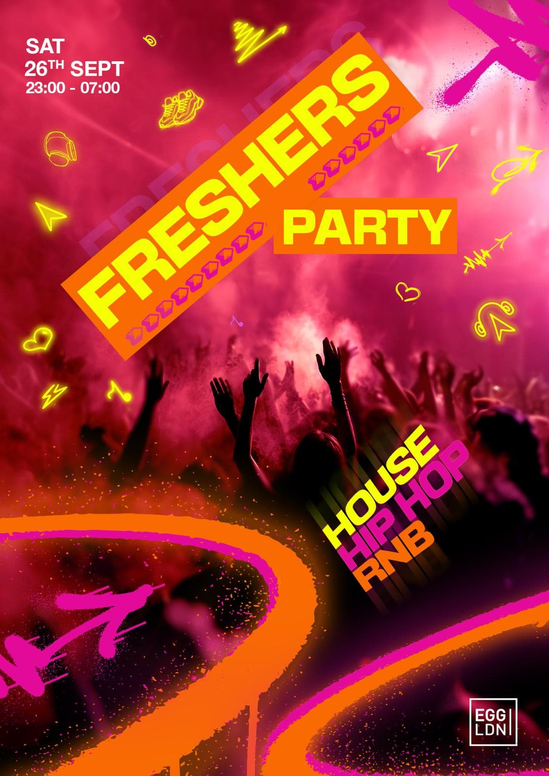 Freshers Party - House, Hip Hop, Rnb artwork