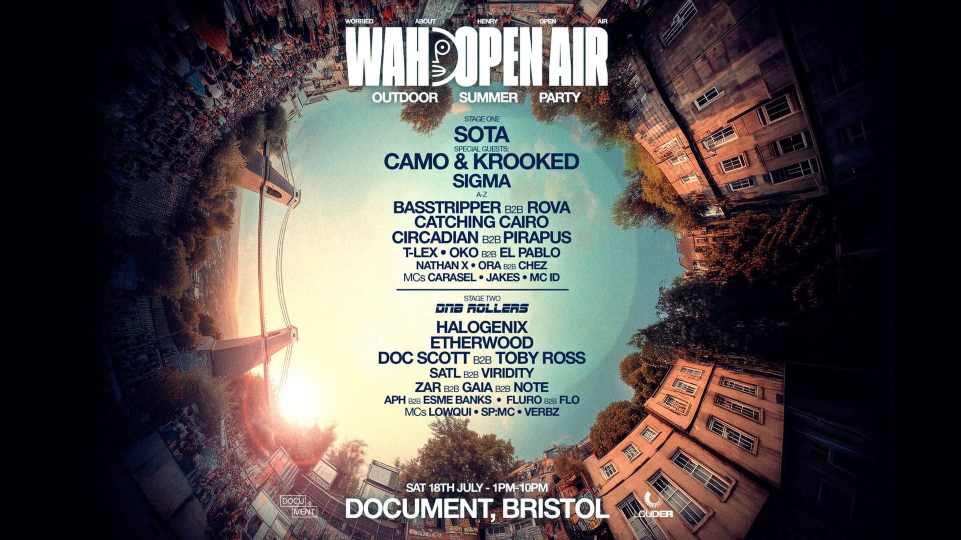 WAH Open Air W/ Sota, Camo & Krooked, SIGMA ++ artwork