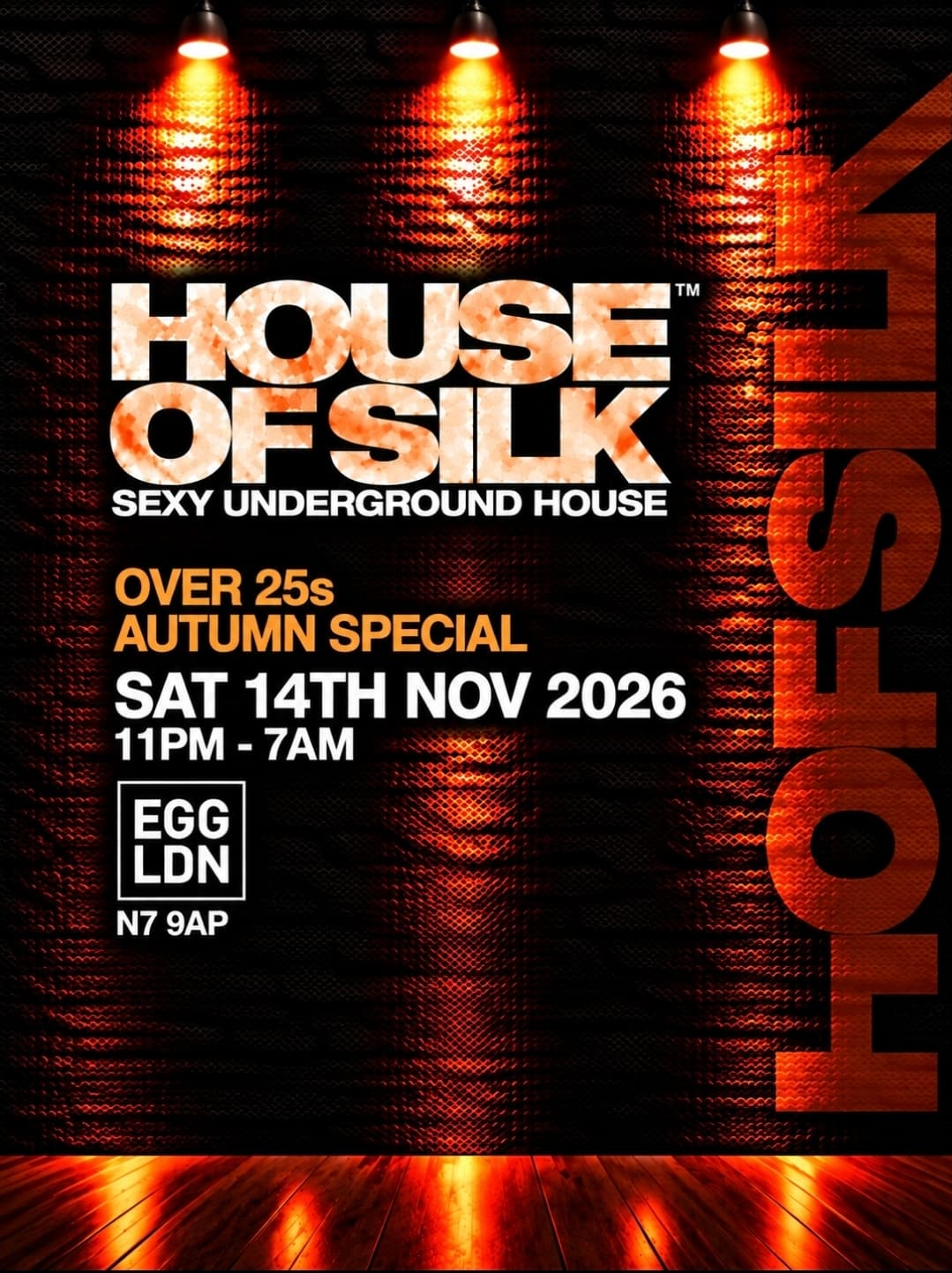 House Of Silk – (OVER 25s) AUTUMN SPECIAL artwork