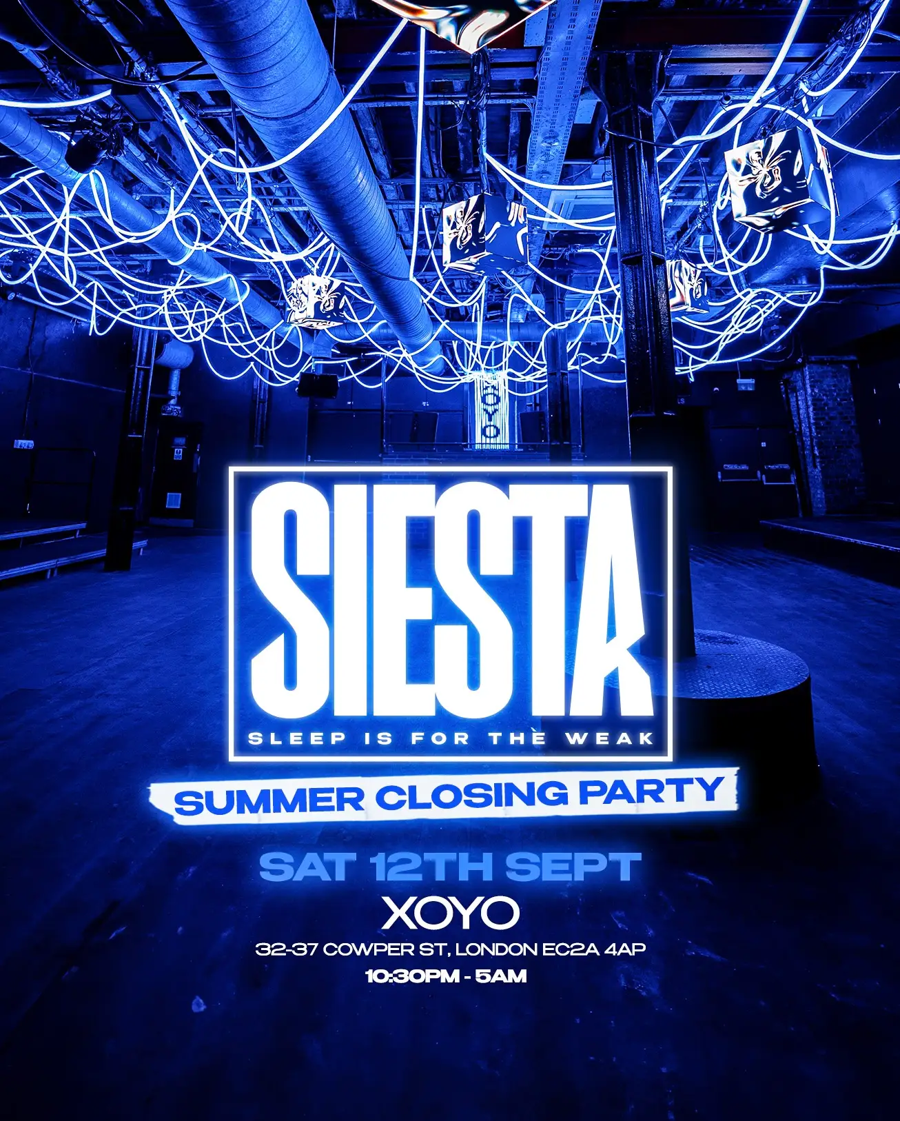 Siesta: Summer Closing Party artwork