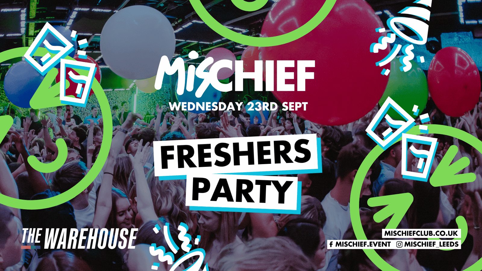 Mischief Freshers Week Party artwork