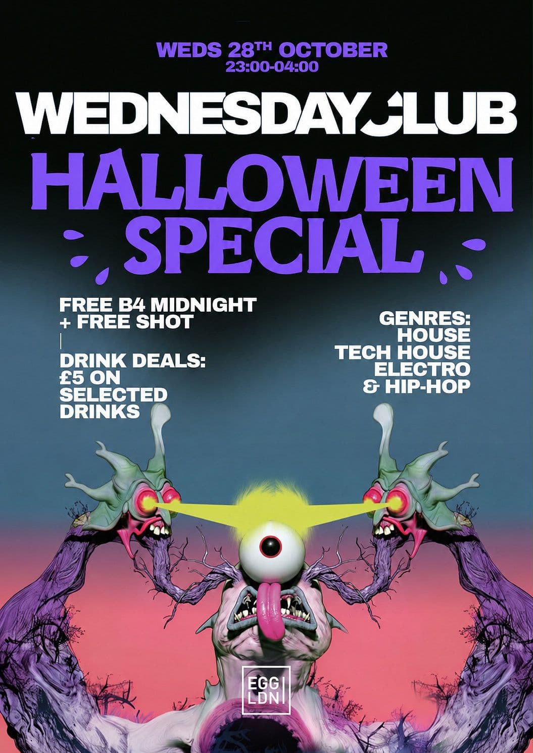 Wednesday Club – Halloween special artwork