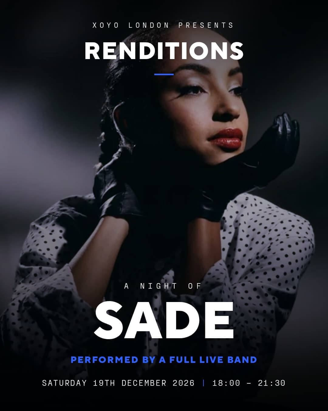 RENDITIONS: A Night with Sade artwork