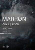 Animal Farm: MARRØN – Quail + AXION artwork