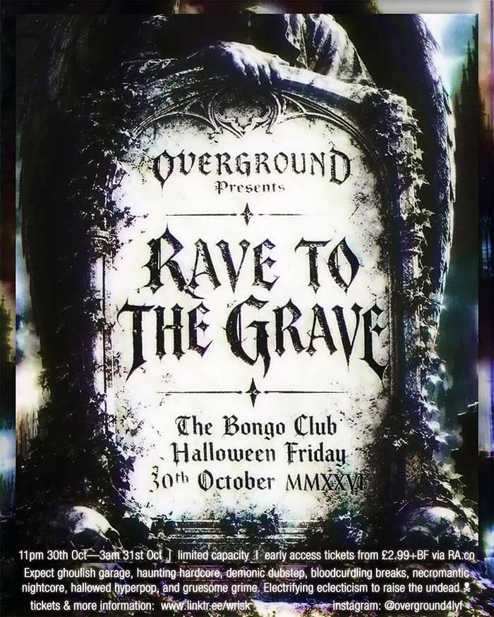 OVERGROUND: RAVE 2 THE GRAVE artwork