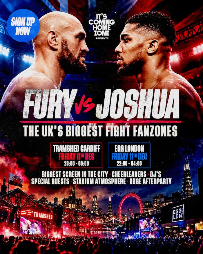 Fury vs Joshua: London's Biggest Fight Fanzone artwork
