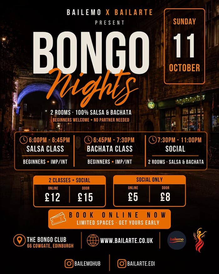 BAILEMO x BAILARTE at The Bongo Club artwork